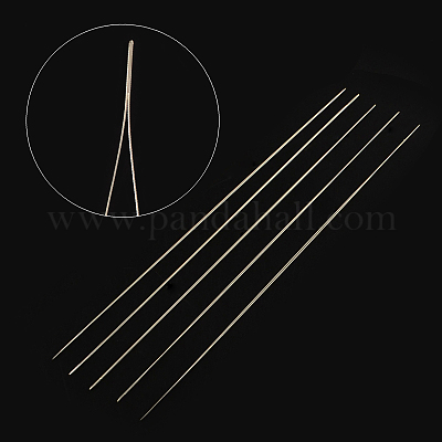 Железные складные иглы для больших глаз&nbsp;X-ES001Y-S-45mm-01-1