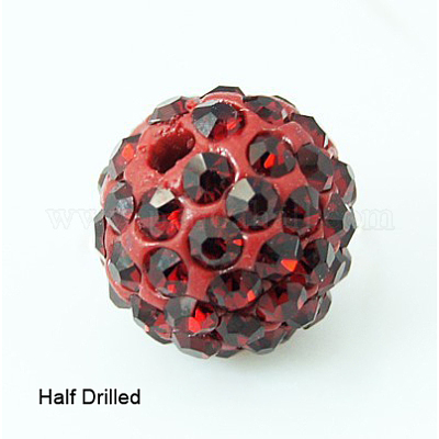 Бусины со стразами&nbsp;RB-H258-HD10mm-208-1