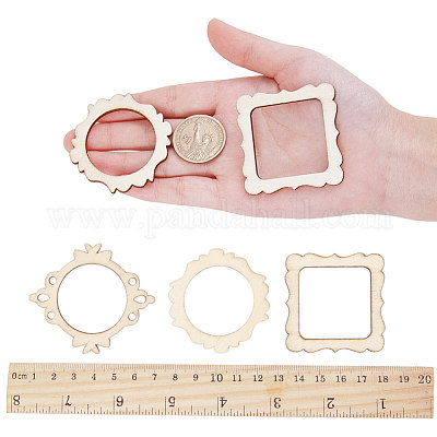 Неокрашенного дерева подвески&nbsp;WOOD-I004-36-1