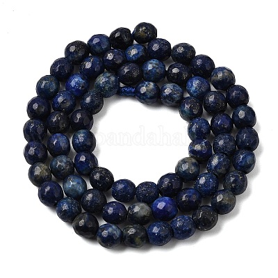 Natürlicher Lapislazuli Perlenstränge&nbsp;G-D840-38-6mm-1