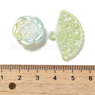 Непрозрачные акриловые бусины&nbsp;OACR-H039-03E-1