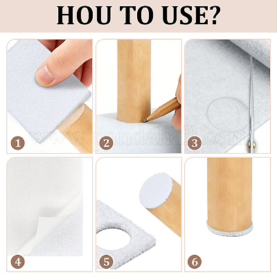 Selbstklebendes Filzgewebe&nbsp;DIY-WH0740-93B-1