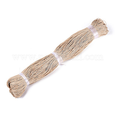 Круглый вощеный полиэфирный шнур&nbsp;YC-R135-1.5mm-01E-1