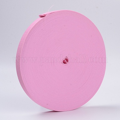 Цветная плоская эластичная резинка&nbsp;EC-WH0002-09-1