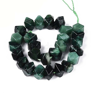 Бусины из натурального фуксита&nbsp;G-N327-05-30-1