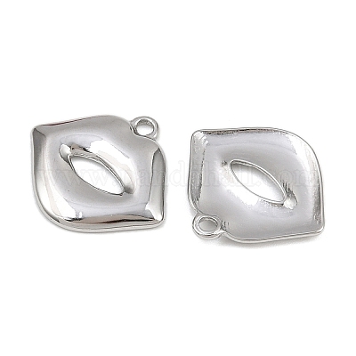 UNICRAFTALE 50 Pz 304 Ciondoli Con Strass In Acciaio Inossidabile Tondi Piatti Con Ciondoli Con Strass Di Colore Misto 2 Mm Ciondolo Piccolo Foro Per Collane Creazione Di Gioielli 9.3x6.5x4 Mm - Foto 10