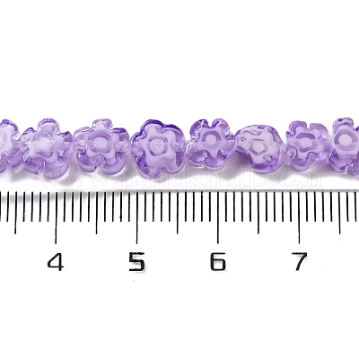 Ручной работы millefiori стеклянные бусины нитки LAMP-G164-01A-1