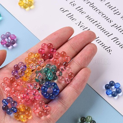 Прозрачные акриловые бусинки кадров&nbsp;TACR-S153-01A-M-1