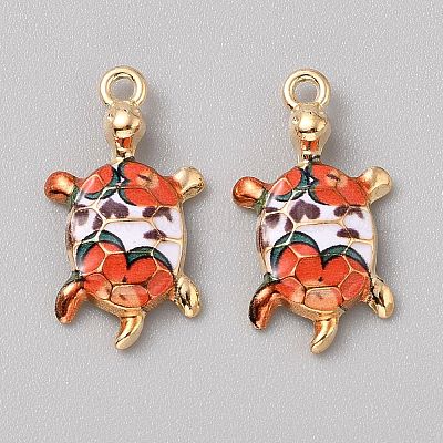 Подвески из эмали и сплава&nbsp;FIND-CJC0027-01G-10-1