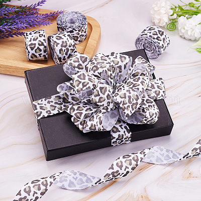 Ленты в рубчик с леопардовым принтом&nbsp;OCOR-TA0001-22B-1