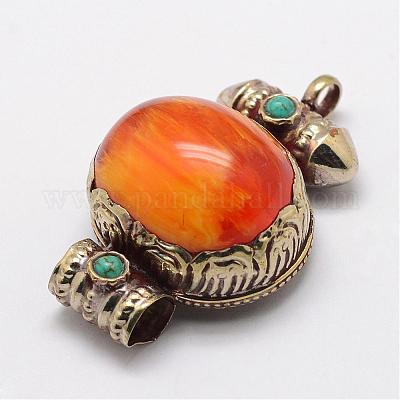 Подвески тибетского стиля PALLOY-F127-D-01-1