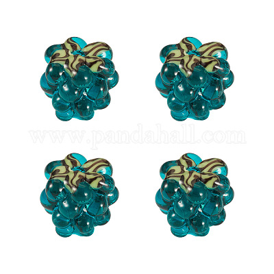 4pcs cuentas de lampwork hechas a mano&nbsp;LAMP-TA0002-24C-1