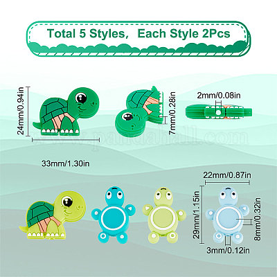 Wholesale SUNNYCLUE 1 Box 10Pcs Silicone Focal Beads Cute Animal Silicone  Beads Bear with Satchel Bag Double Sided Charms Back to School Cartoon  Rubber Beads for Beaded Pens Keychains Lanyards Beading Kits 