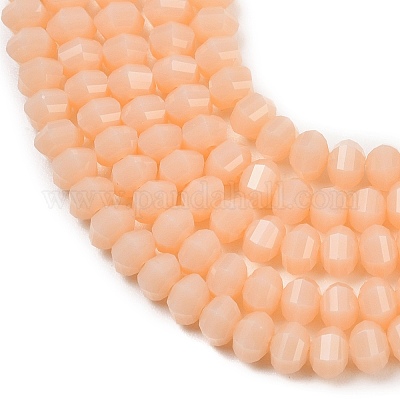 Непрозрачное стекло бисер нитей&nbsp;GLAA-G125-01B-05-1