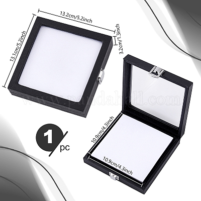 Квадратные деревянные презентационные коробки&nbsp;CON-WH0123-06-1