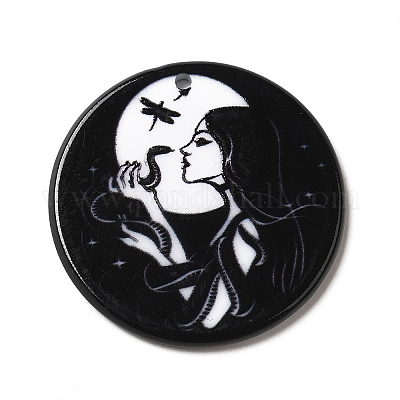 Печатные акриловые подвески MACR-G059-10E-1