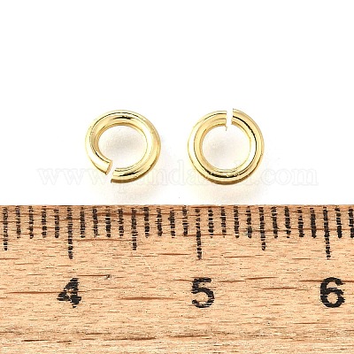 Messing Open Ringe springen&nbsp;X-KK-V007-004G-01-1