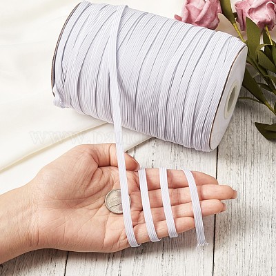 1/2-дюймовый плоский плетеный эластичный веревочный шнур&nbsp;EC-R030-12mm-01-1