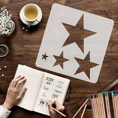 Modelli di stencil per dipingere disegni in plastica&nbsp;DIY-WH0172-664-1