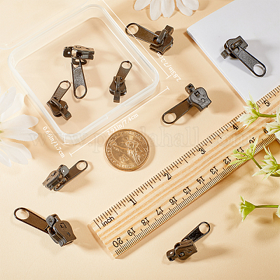 12 шт. 3 сменных ползунка для молнии с помпоном&nbsp;DIY-GF0007-57-1