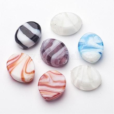 Mixed Color Handmade Lampwork Beads X-DT281J-1