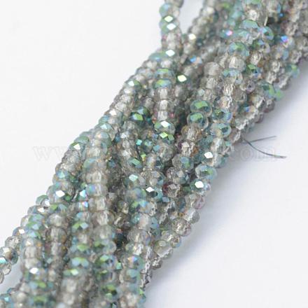 Chapelets de perles en verre électroplaqué EGLA-J144-HP-A01-1