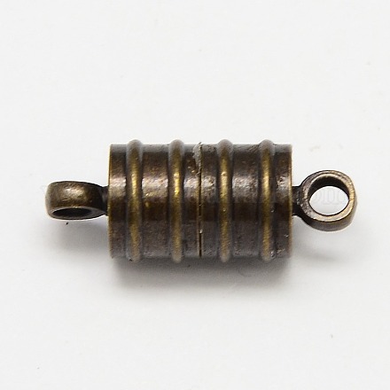 Brass Magnetic Clasps KK-MC028-AB-1