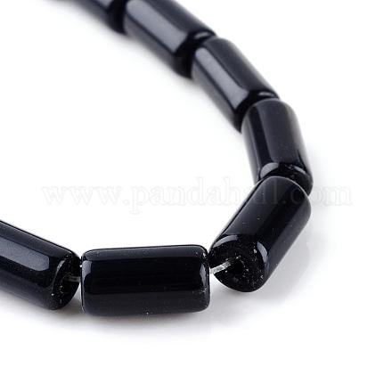 Natürlichen Obsidian Perle Stränge G-R356-55-1