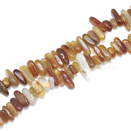 Chapelets de perles en cornaline naturelle G-S312-01-1
