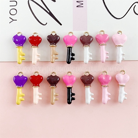 Подвески из эмали и сплава&nbsp;ENAM-A012-06G-1