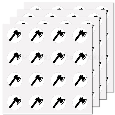 8 foglio di adesivi per foto autoadesivi impermeabili in plastica DIY-WH0428-025-1
