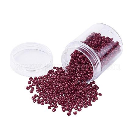 Opaque Glass Seed Beads SEED-JP0004-B03-1