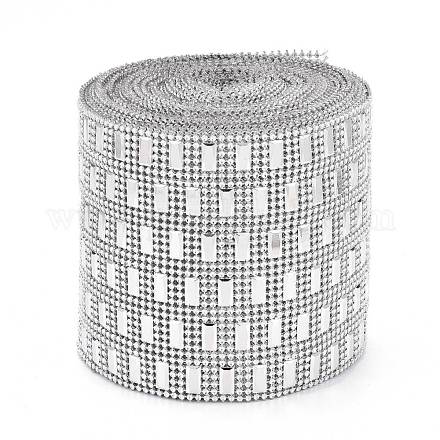 Plastic Diamond Mesh Wrap Roll DIY-L049-01-1