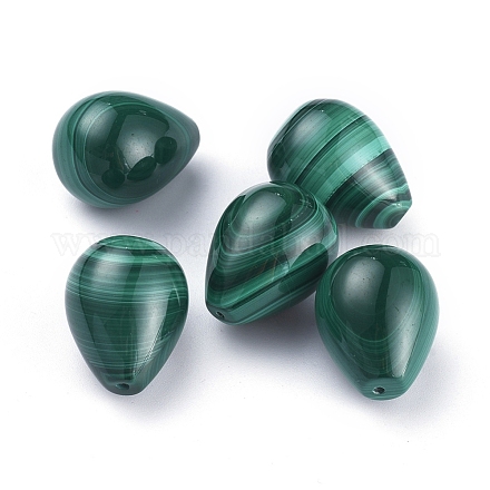Perles naturelles malachite G-D0018-03-1