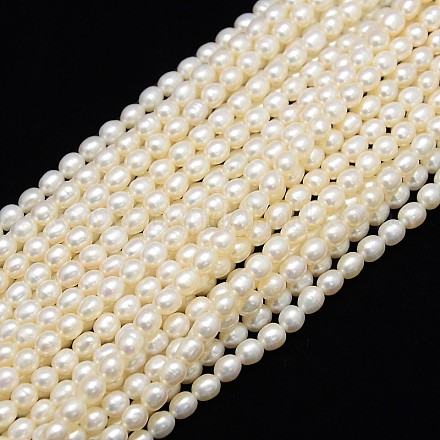 Klasse eine natürliche kultivierte Süßwasserperle Perlen Stränge X-PEAR-L001-B-11-1