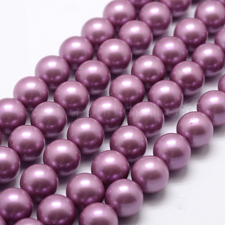 Chapelets de perles de rocaille polie de grade A BSHE-M027-6mm-11-1