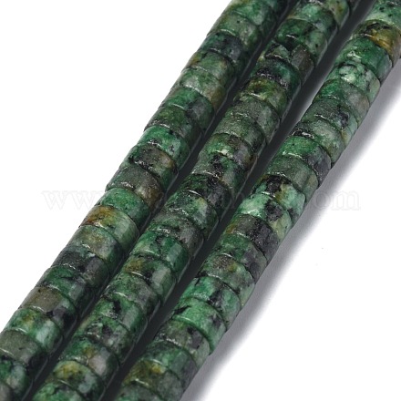 Natürliche afrikanische türkis (jasper) perlen stränge G-Z006-C15-1