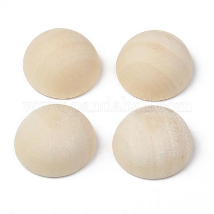 Unfinished Natural Wood Cabochons WOOD-R269-F-1