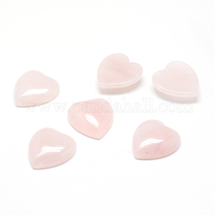 Naturales de cuarzo rosa piedras preciosas cabochons X-G-T029-23x25mm-03-1