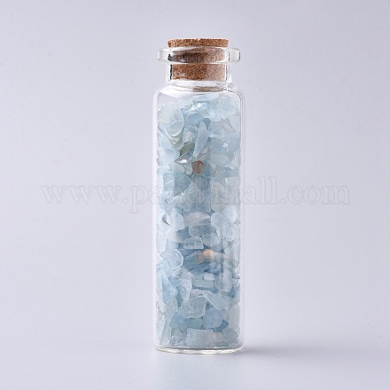 Botella de deseo de vidrio DJEW-L013-A19-1