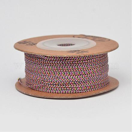 Eco-Friendly Dyed Round Polyester Cords OCOR-L034-01A-1