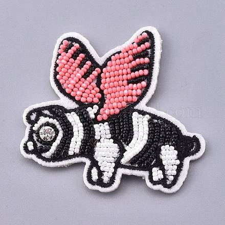Computerized Embroidery Cloth Iron on/Sew on Patches DIY-M010-31-1