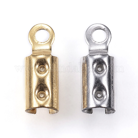 304 Stainless Steel Folding Crimp Ends STAS-P107-07-1