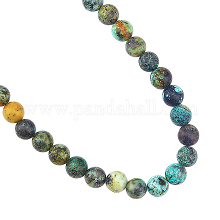 ARRICRAFT Natural African Turquoise(Jasper) Beads Strands TURQ-AR0001-02-1