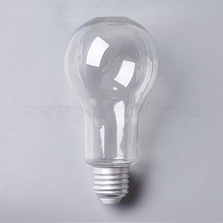 Bouteille en plastique créatif en forme d'ampoule AJEW-WH0059-01S-1
