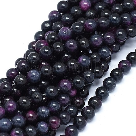 Naturali tinti perle di giada fili G-F601-A34-1