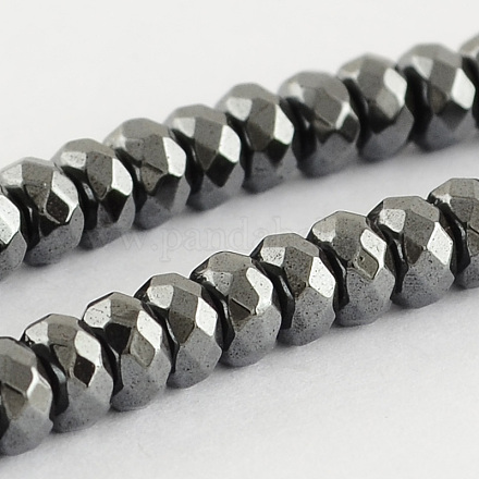 Grade A Non-magnetic Synthetic Hematite Beads Strands G-R211-23-1
