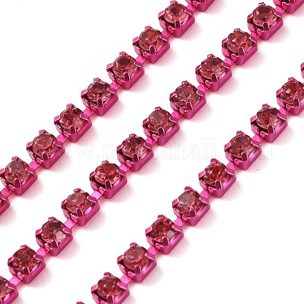 Catene della tazza del rhinestone di ferro CH-A008-01G-1