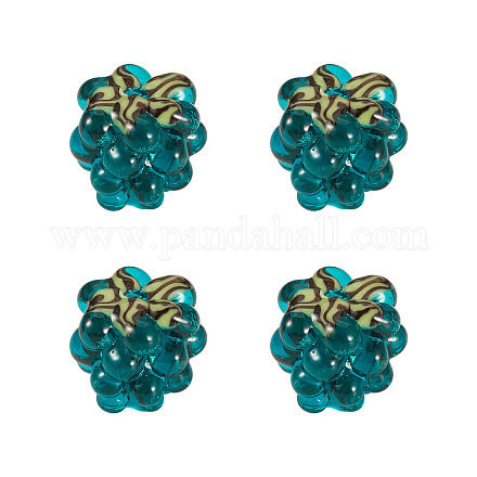 4pcs cuentas de lampwork hechas a mano&nbsp;LAMP-TA0002-24C-1