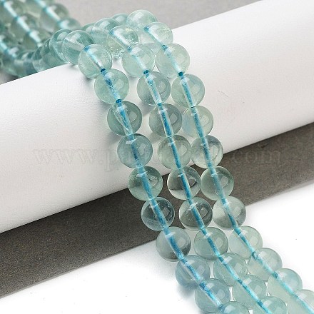 Натуральный голубой флюорита бисер нитей&nbsp;LS-G-E112-6mm-2-1
